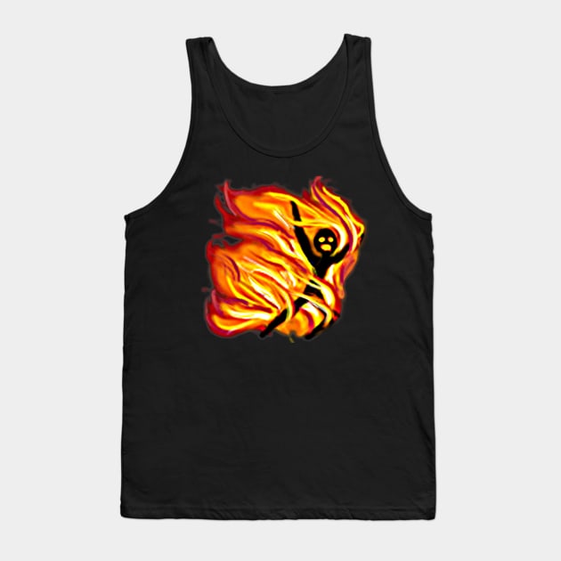 Panic. Tank Top by infernallaura